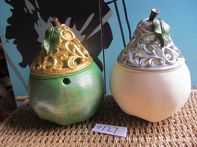 樹脂工藝品批發 套二梨子罐家居擺飾（AZ0127）綜合介紹